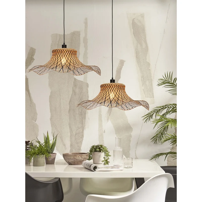 Lustre Salon Bambou