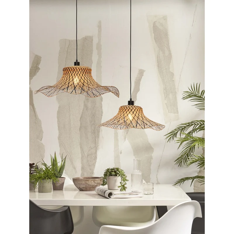 Lustre Salon Bambou
