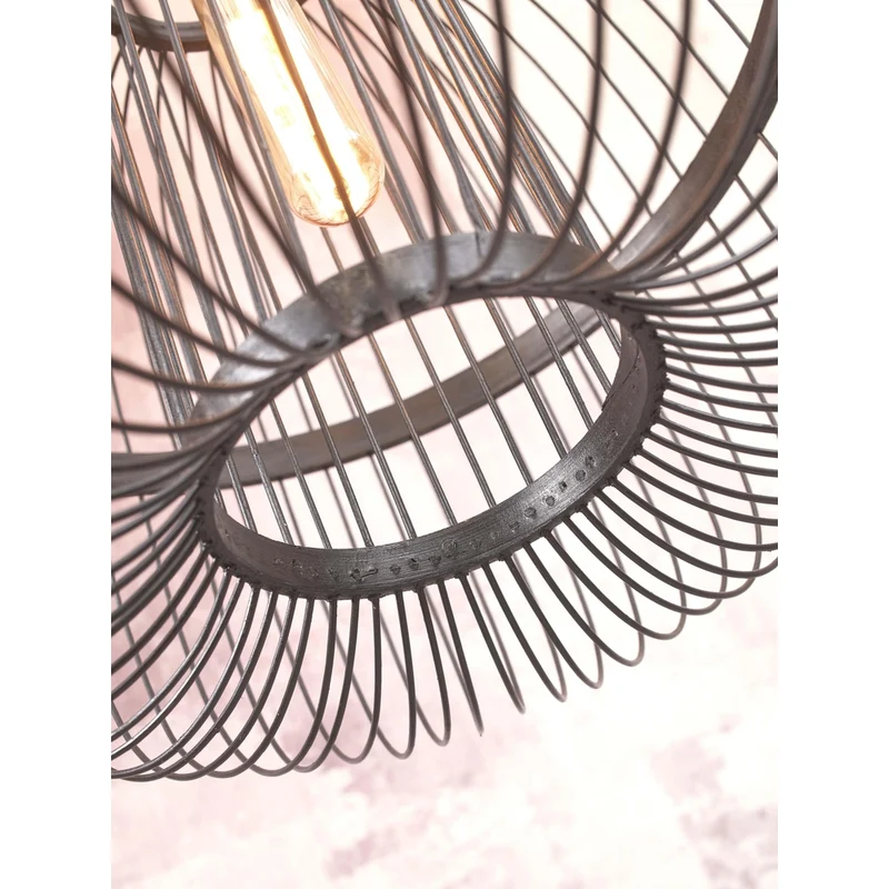 Lampe Sur Pied Noir Mat