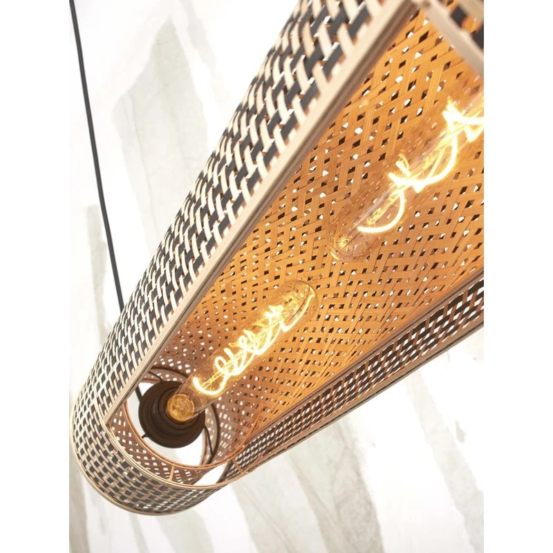 Luminaire Suspendu Rotin Bambou