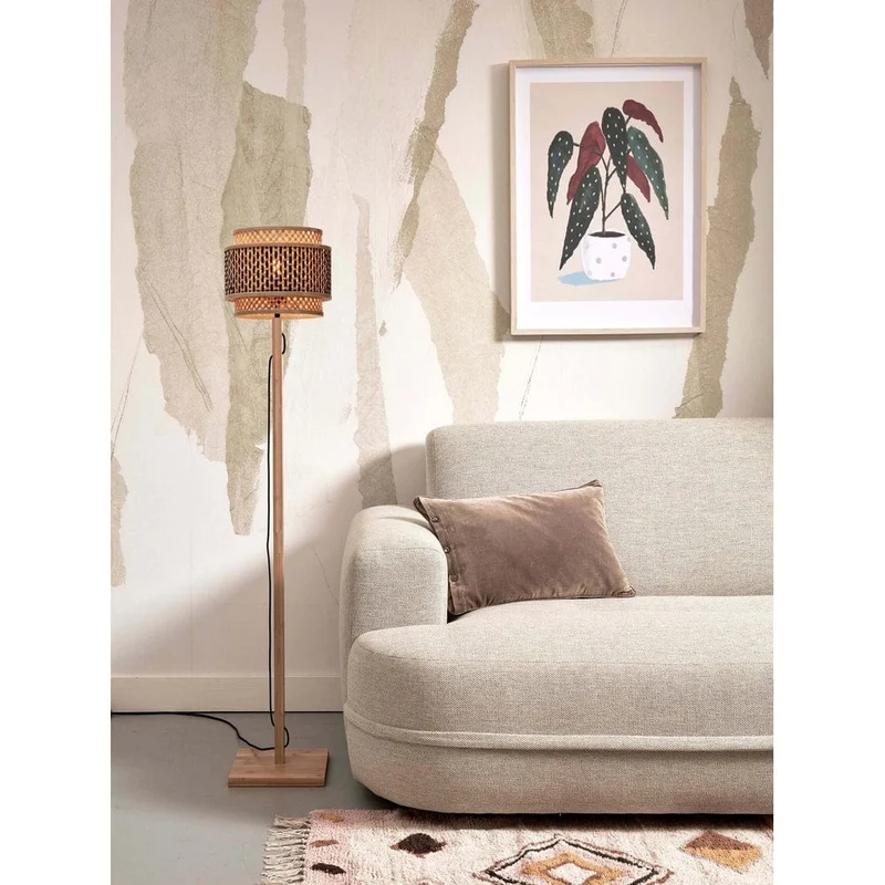 Lampe Sur Pied Bambou
