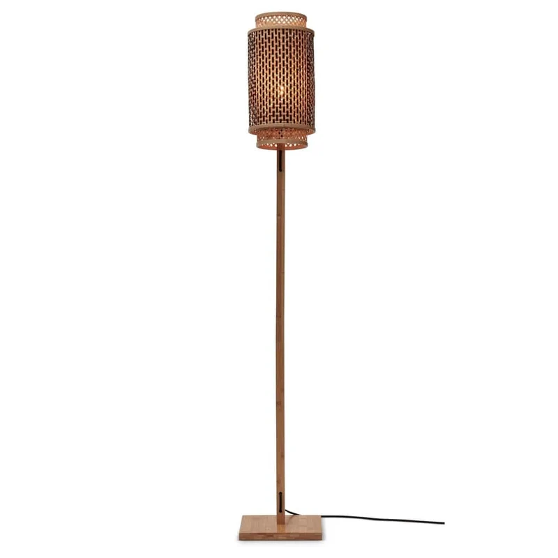 Lampe Bambou Sur Pied
