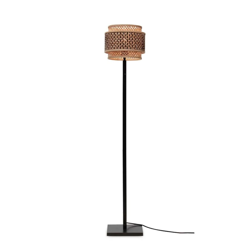 Lampe En Bambou Sur Pied