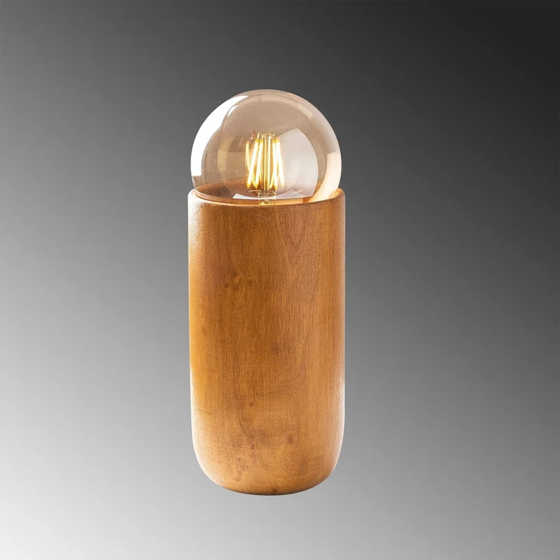 Lampe Bois Vintage