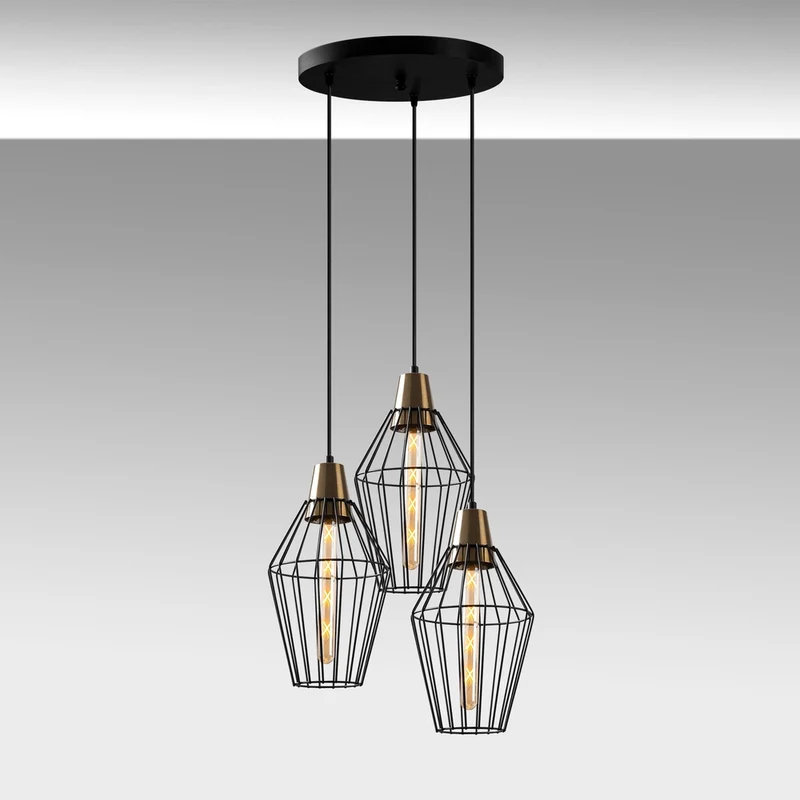 Luminaire Cuisine Noir