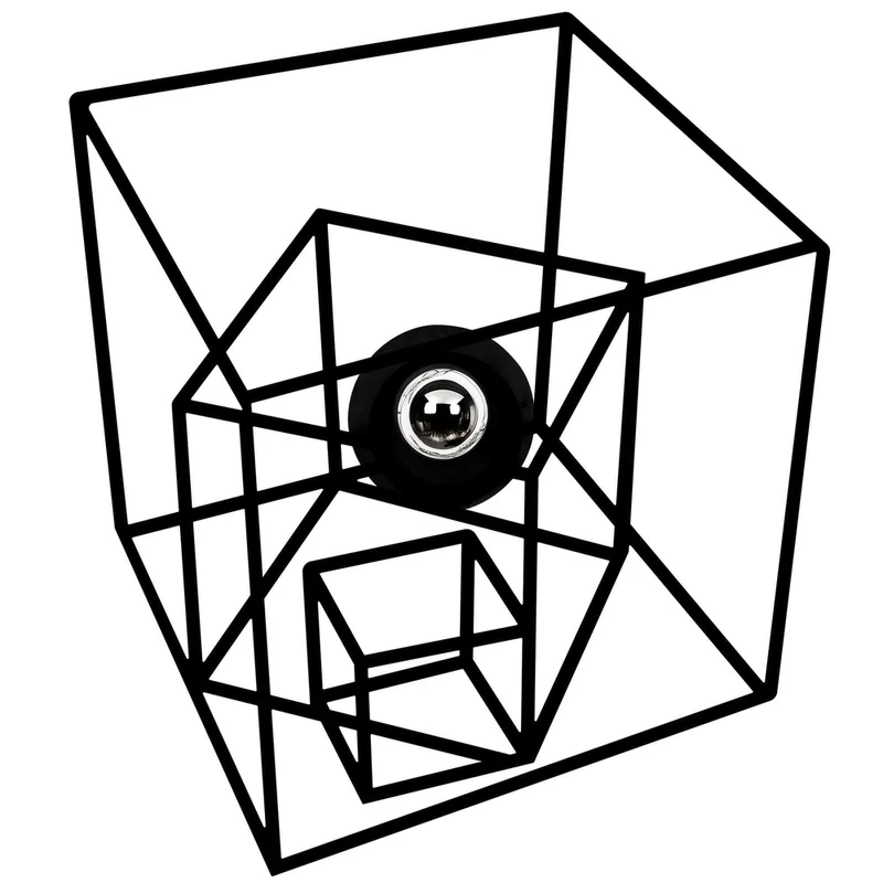 Applique Murale Cube Bois