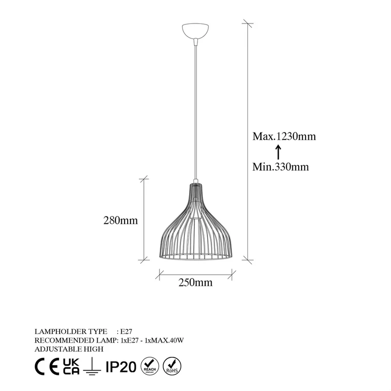 Suspension Luminaire Cuisine Noire