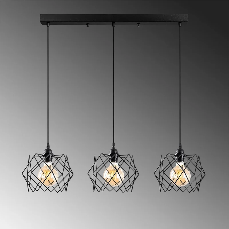 Suspension Triple Luminaire