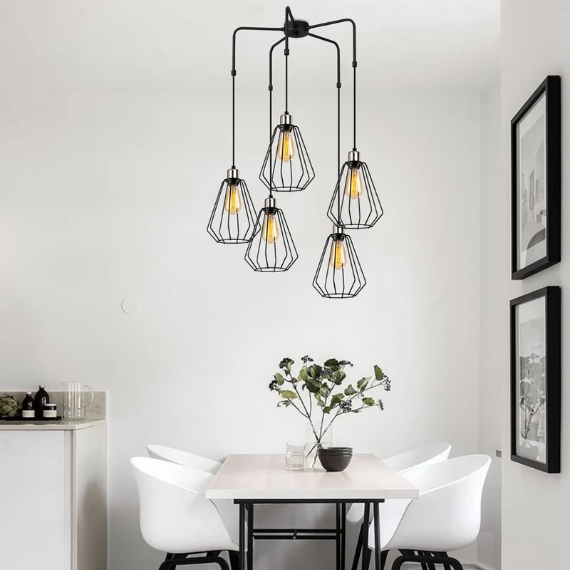 Luminaires Suspension Industriel Metal
