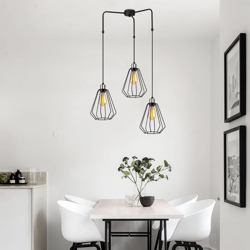 Suspensions Luminaires Noires