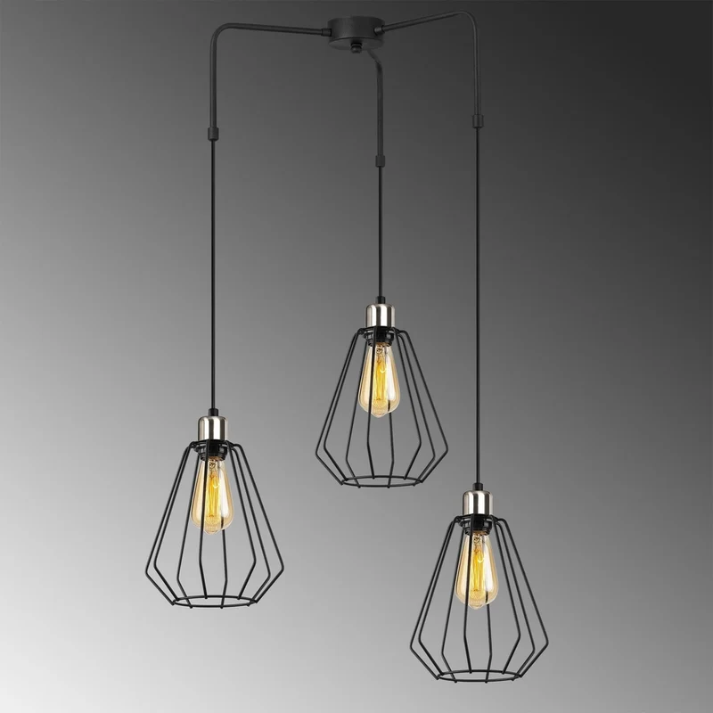 Suspensions Luminaires Noires