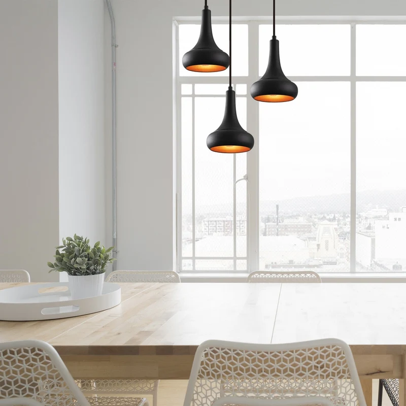 Luminaire Trois Suspensions