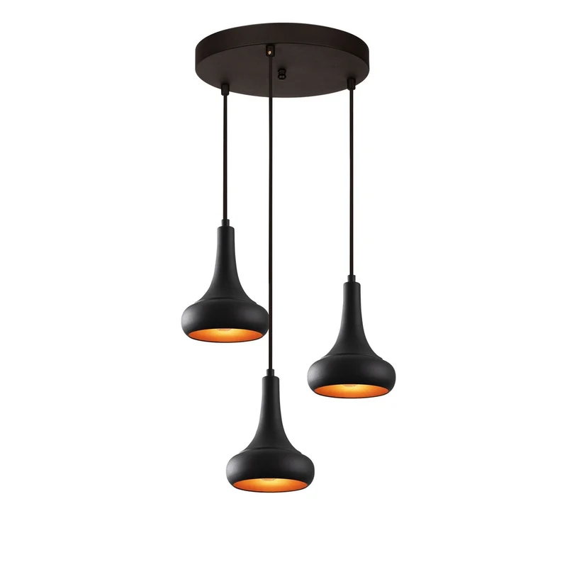 Luminaire Trois Suspensions
