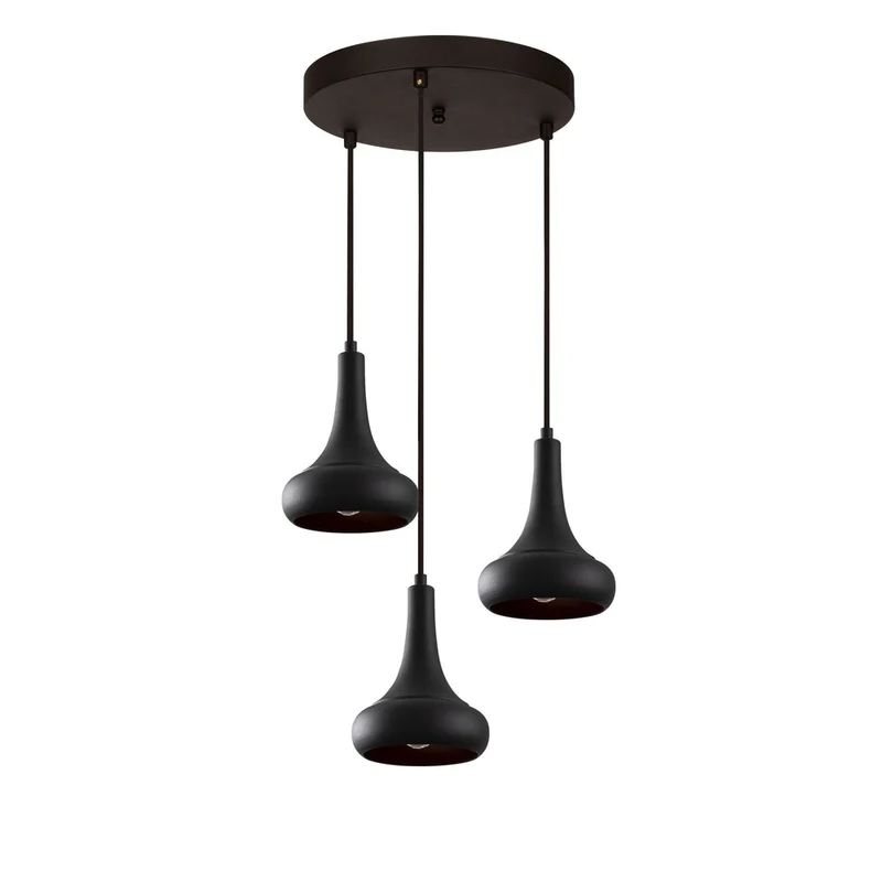 Luminaire Trois Suspensions