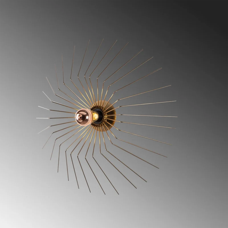 Applique Cuivre Design Fils Métalliques