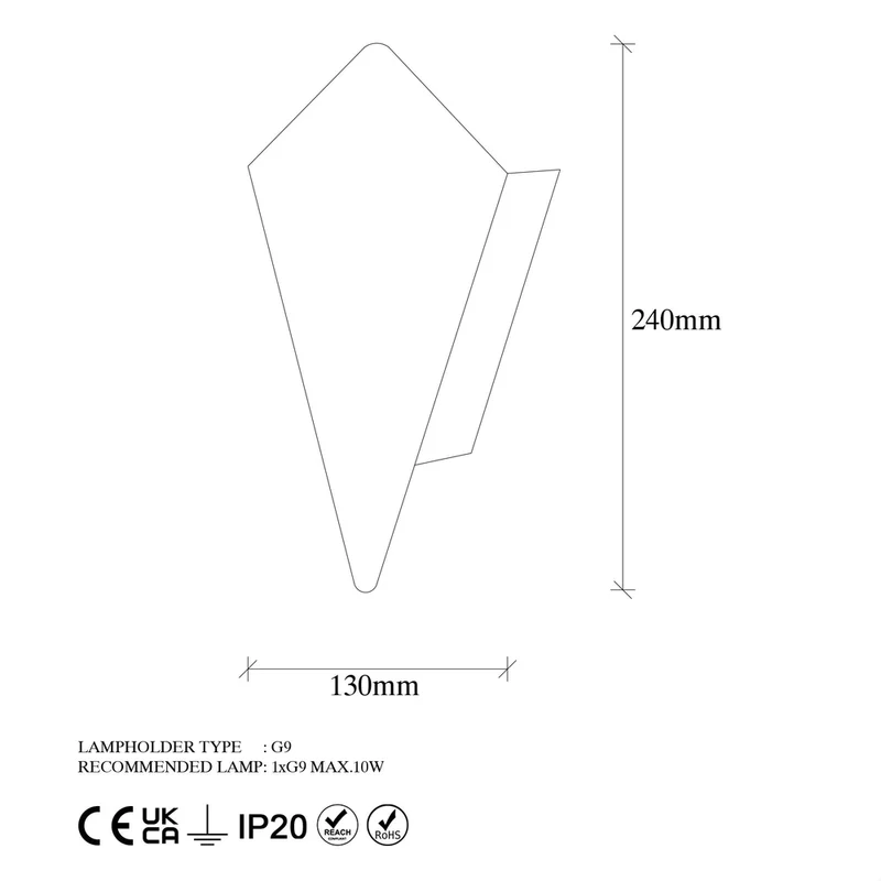 Cache Lampe Murale