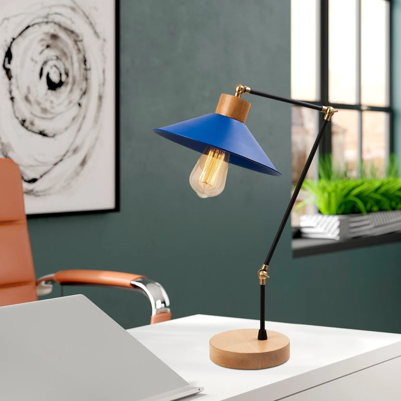 Lampe De Bureau Bleu Marine