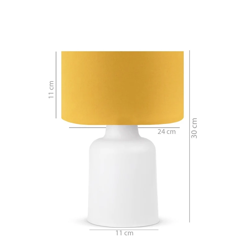 Lampe De Table Jaune Moutarde