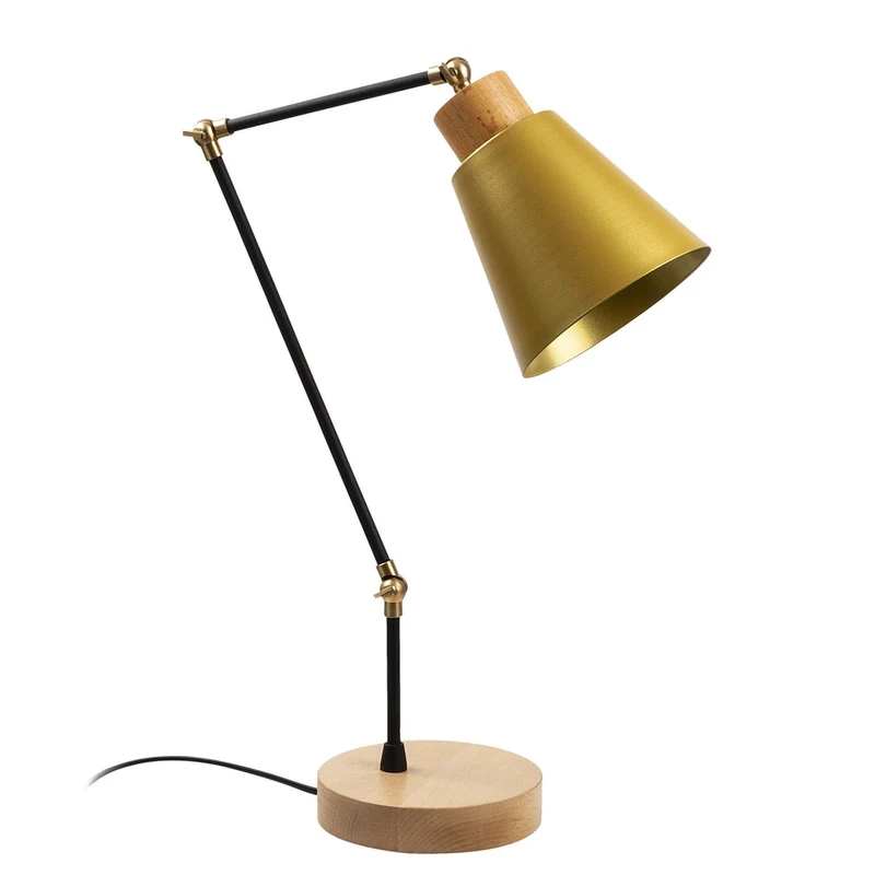Lampe Bureau Dorée