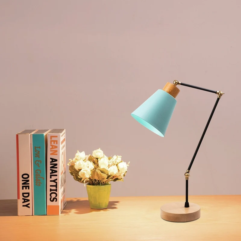 Lampe Bureau Bleu Turquoise