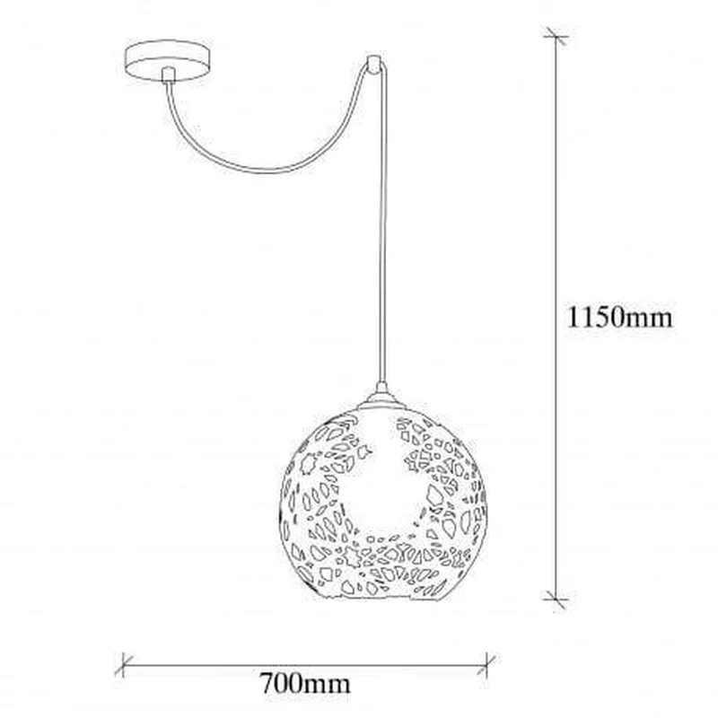 Luminaire Metal Noir