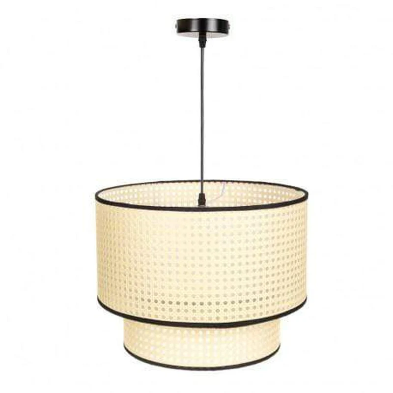Lampe En Rotin Suspendu