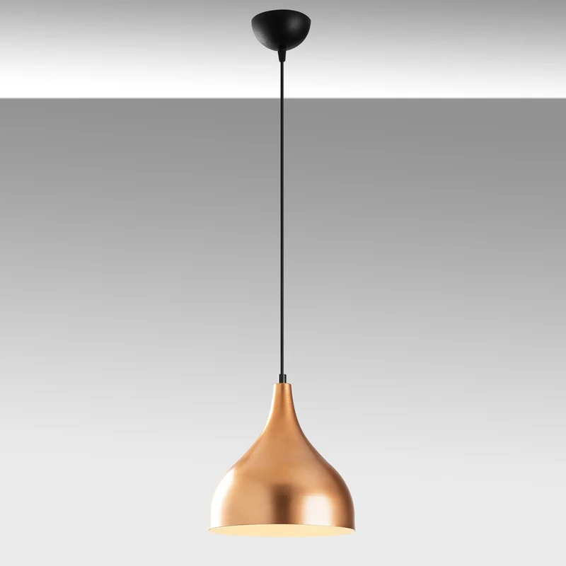 Suspension Cuivre Rose