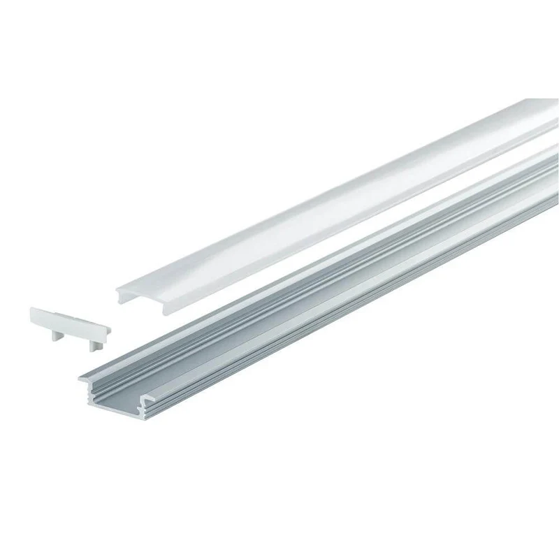 Function Floor Profil mit Diffusor 200cm Alu eloxiert Satin Alu