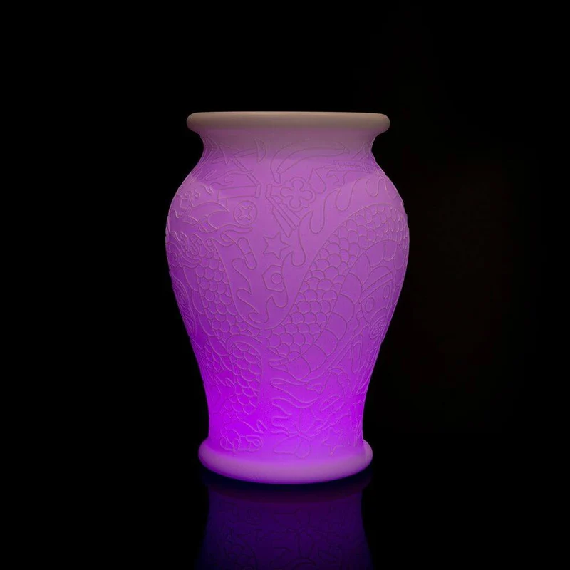 Ming Blumentopf oder Hocker Akku-LED