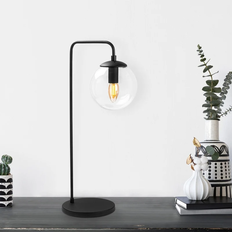 Lampe Noire A Poser