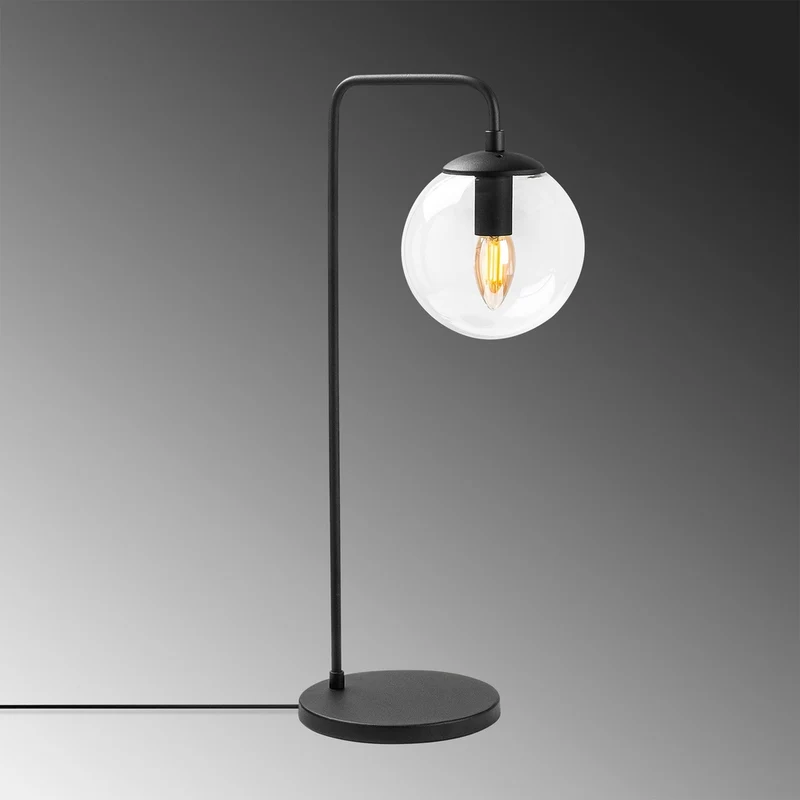 Lampe Noire A Poser