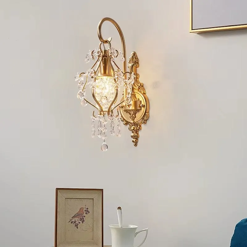 Applique Murale Laiton Vintage