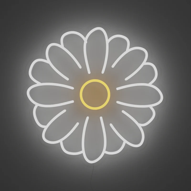 Tripping Daisy, signe en néon LED