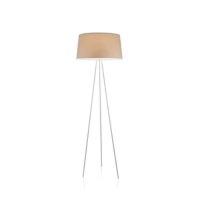 Kundalini Stehlampe Tripod mit Stoffschirm 175cm Dimmbar