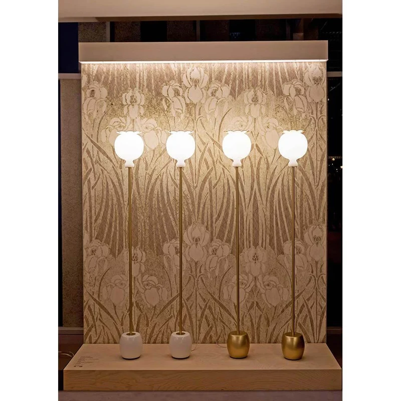 Kundalini Stehlampe Opyo 172cm Glanzlackoptik Dimmbar