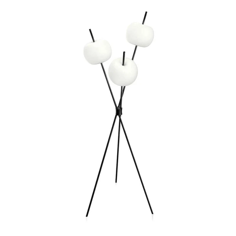 Kundalini LED Stehleuchte Kushi Dreibein 140cm Dimmbar