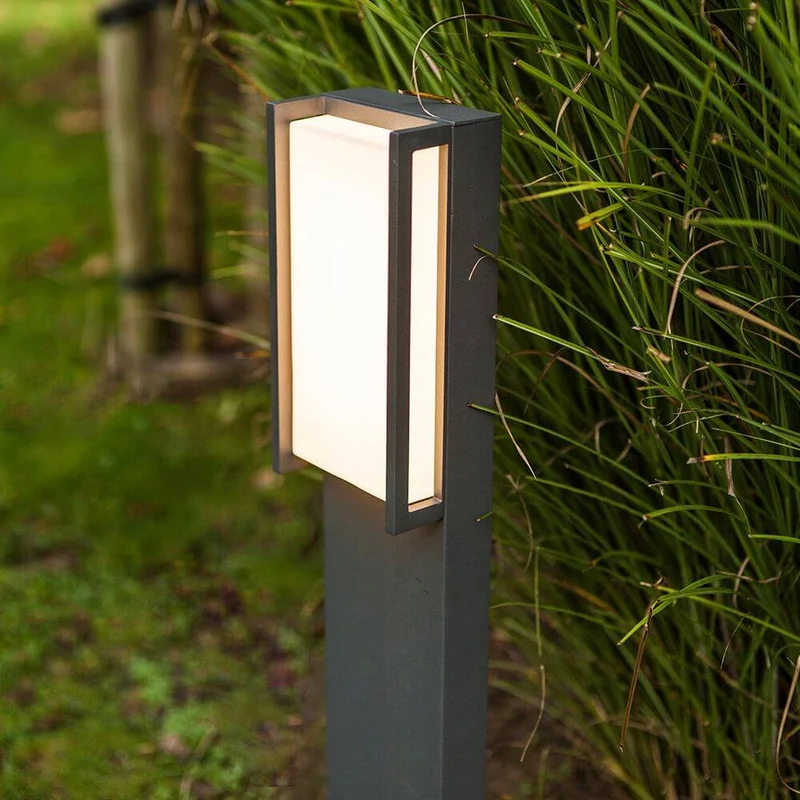 LED Wegeleuchte Qubo IP54 75cm Anthrazit