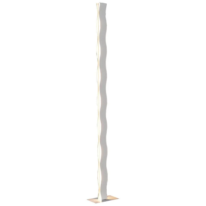LED Stehlampe Wave Dimmbar Weiß