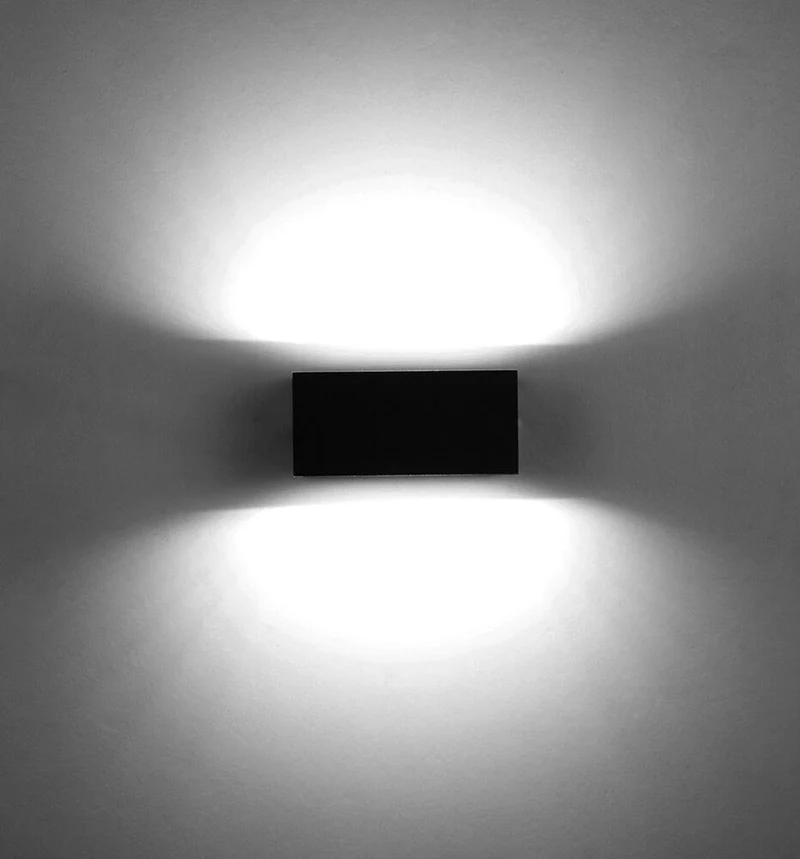 LED Außenwandlampe Gemini IP54 Anthrazit