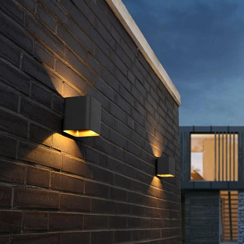 LED Außenwandleuchte Dodd IP54 Anthrazit