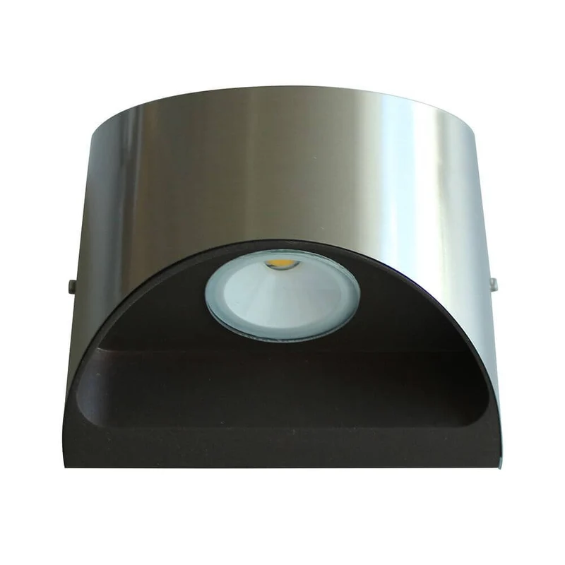 LED Außenwandleuchte Dodd IP54 Edelstahl