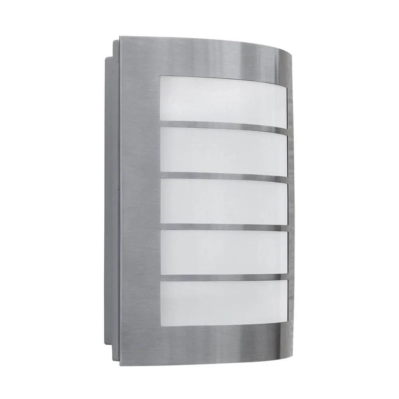 LED Außen-Wandleuchte Slim IP44 Edelstahl