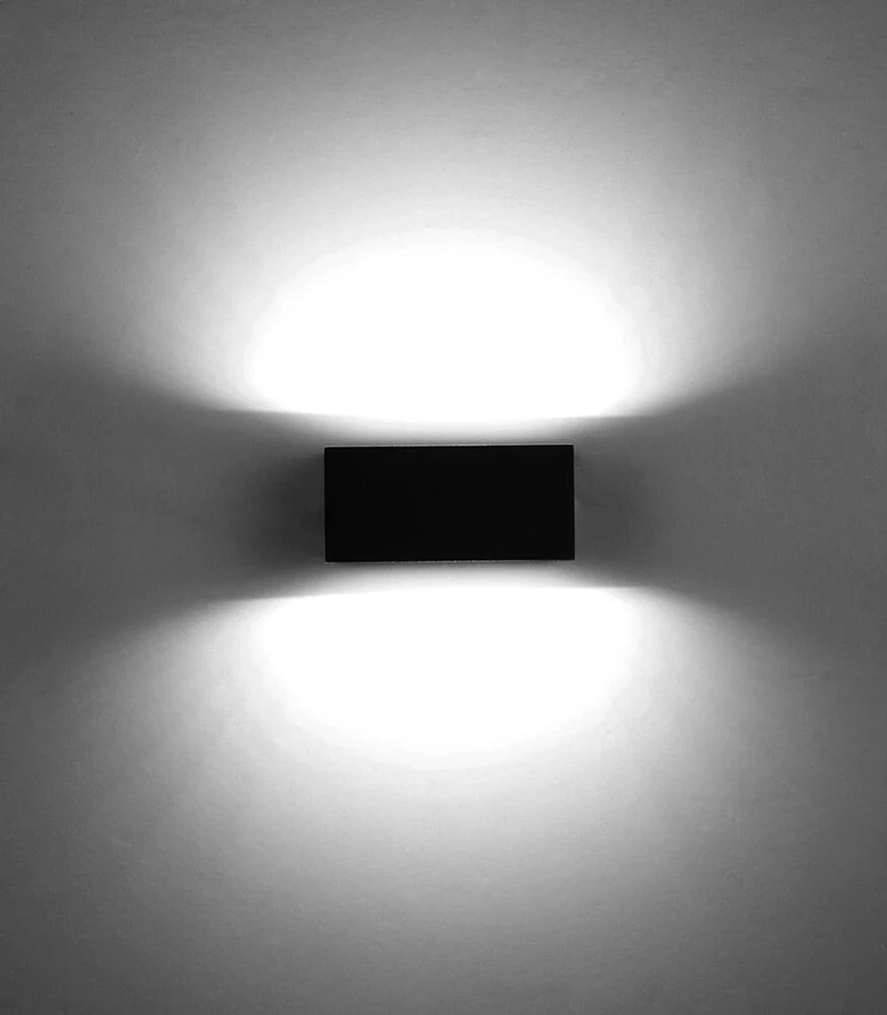 LED Außenwandleuchte Gemini IP54 in Anthrazit