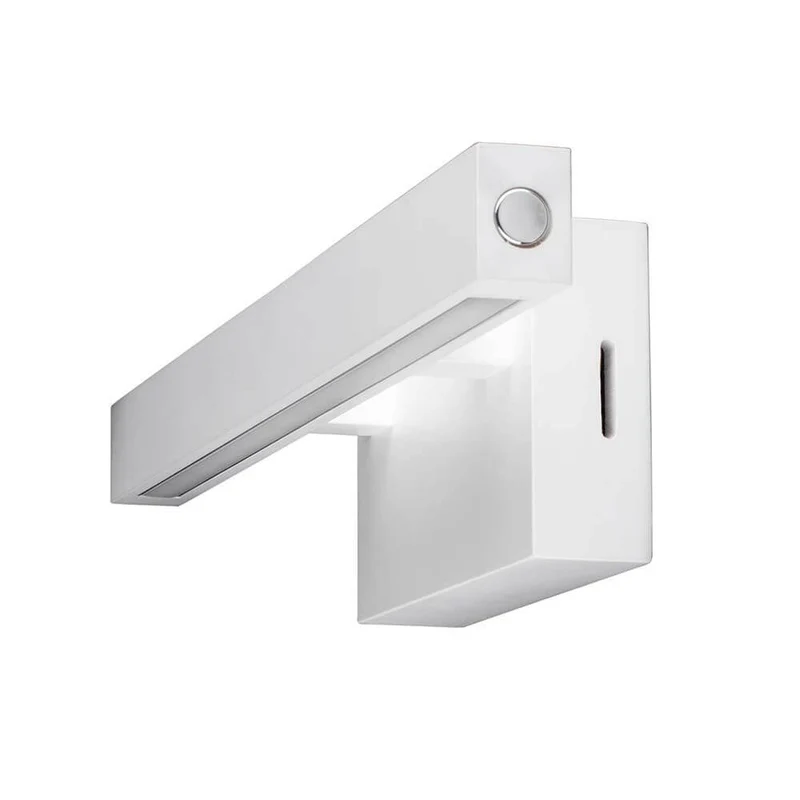 LED Wandleuchte Smal Touch-Dimmer 490lm Weiß
