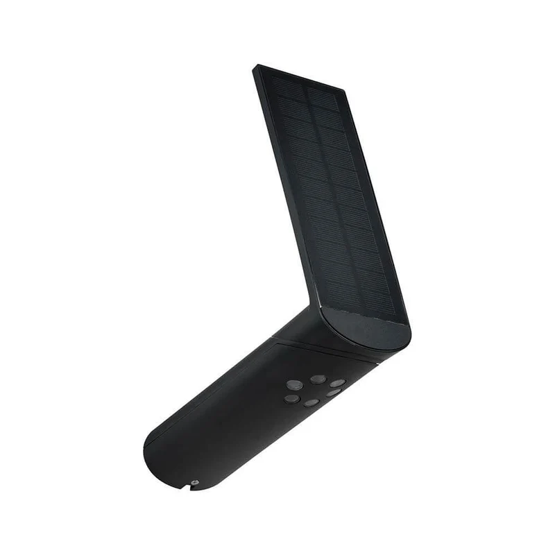LED Solar-Wandlampe Ilias IP44 3000K Bewegungsmelder Anthrazit