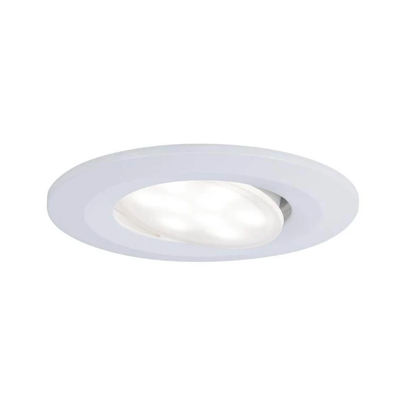 3er-Set LED Einbauleuchten Calla IP65 schwenkbar 4000K Weiß