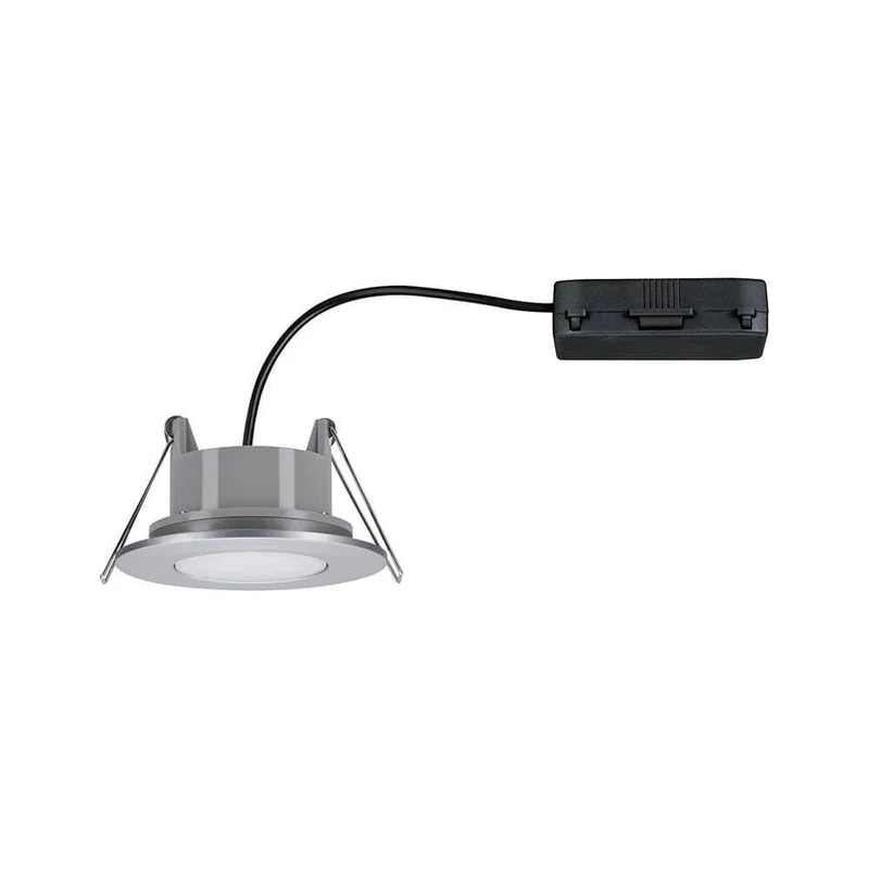 LED Einbauleuchten-Set Calla IP65 Dimm- & schwenkbar 4000K Chrom-Matt