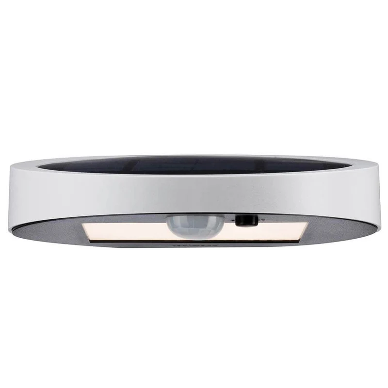 LED Solar Wandlampe Ryse mit Bewegunsmelder IP44 3000K Weiß