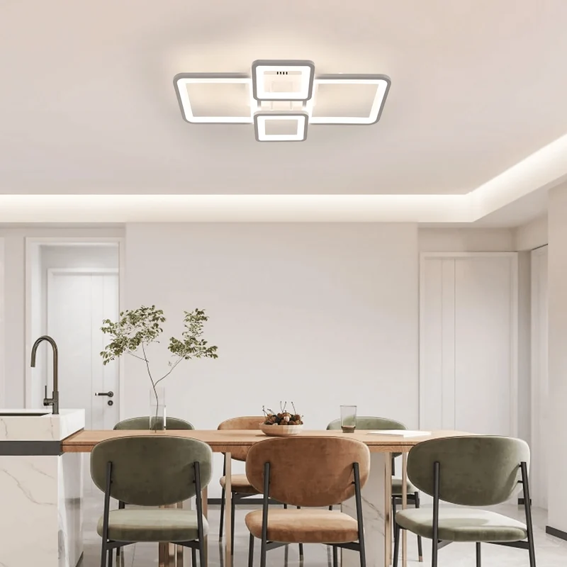 Plafonnier Rectangle Blanc Led