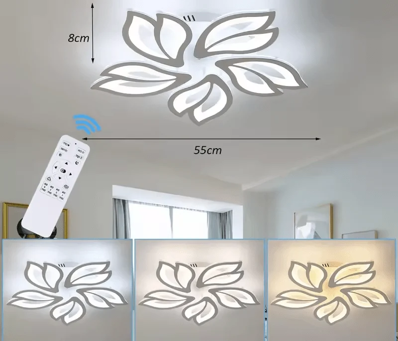 Plafonnier Rectangle Blanc Led
